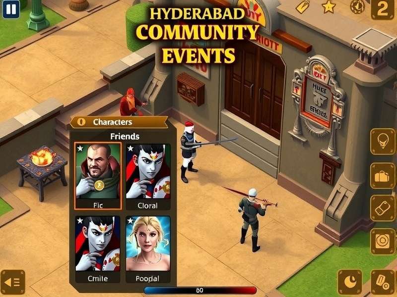 Hyderabad Heroes War character selection screen